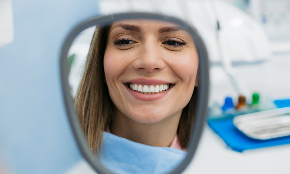 patient receiving professional teeth whitening services in hebron ky