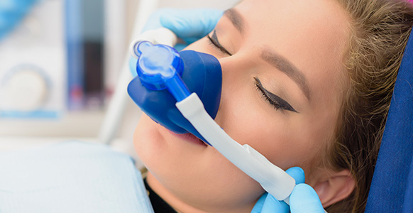 dental sedation administered to patient